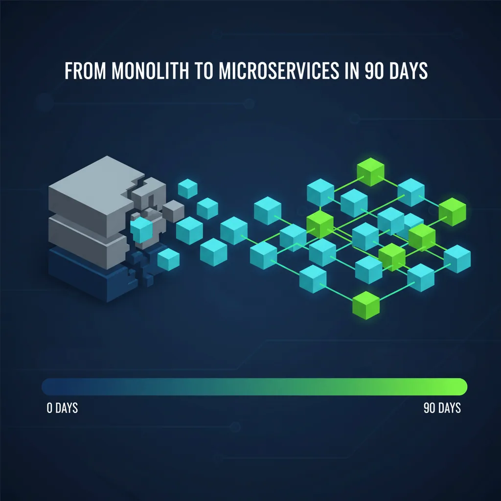 From Monolith to Microservices in 90 Days: A Strategic Guide for Business Leaders